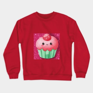 Kawaii Strawberry Cupcake Crewneck Sweatshirt